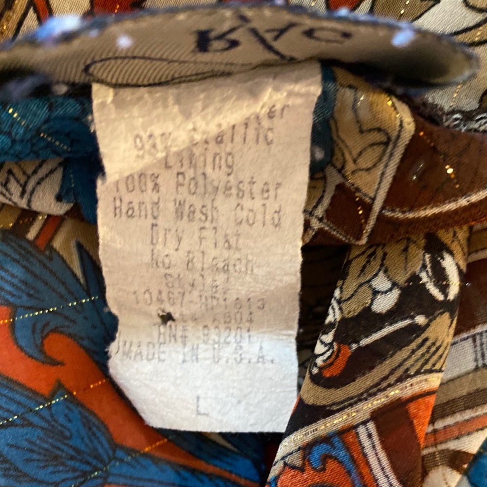 Rag 2000s Style Patchwork Pattern Halter Top - image 7